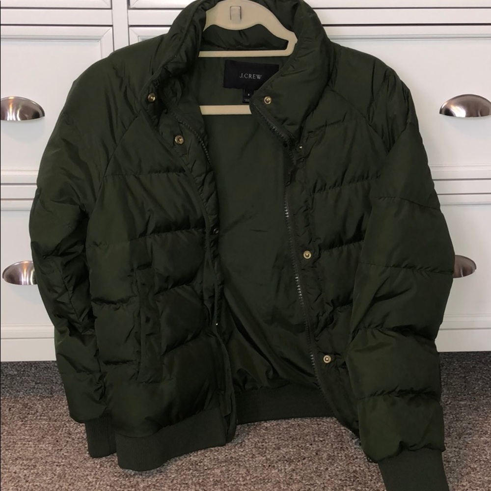 J. crew women’s small puffer jacket